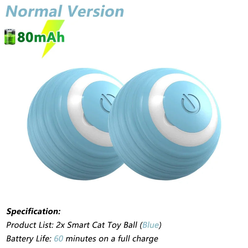 Cat Interactive Ball Electric Automatic Rolling Ball Smart Toys for Cats Smart Cat Toy Rotating Ball Cat Game Accessories